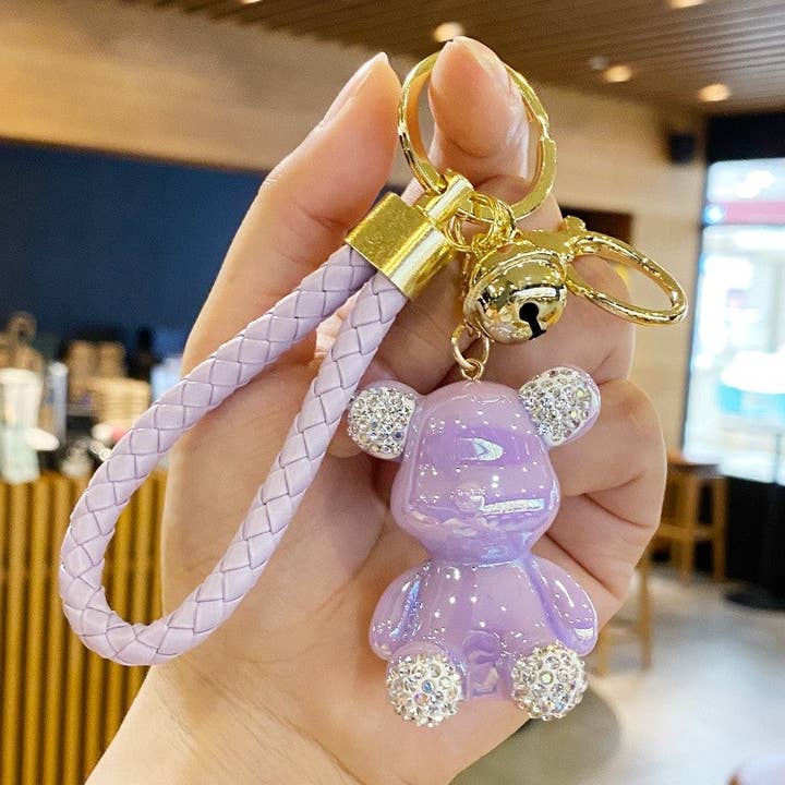 Llavero de Oso de Diamante de Lujo Antipérdida para venta al por mayor de Plush Looks