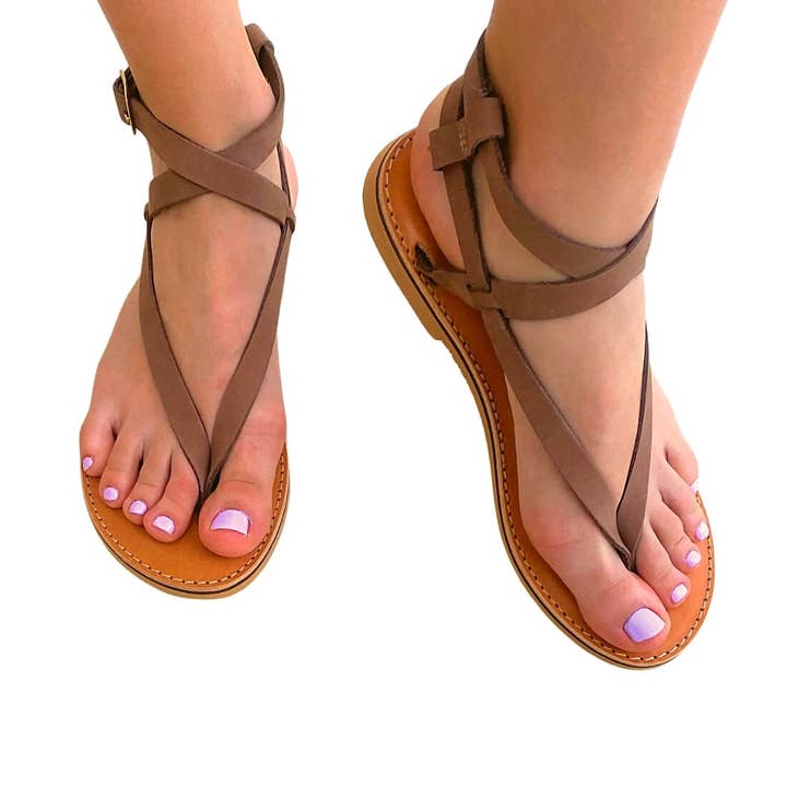 Sandálias Artesanais em Pele por atacado de Christie Chiara