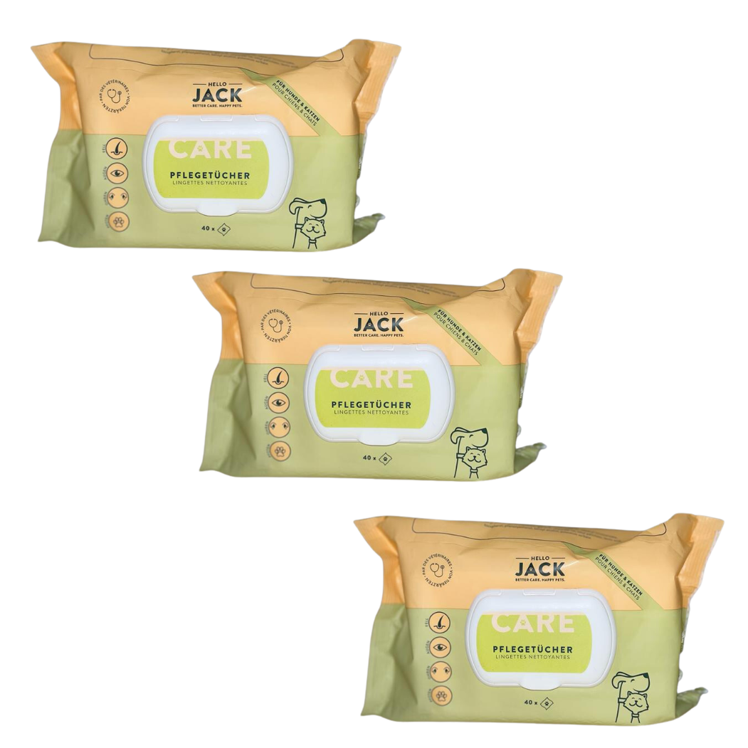 Hello Jack – Produtos de higiene - Cão por atacado – Lenços biodegradáveis de Aloe Vera para cães e gatos6