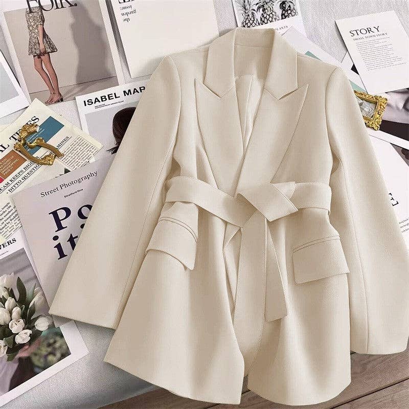 Plush Looks - Wholesale Suit Jacket - Women's - Solid Color Casual And Versatile Suit Jacket1