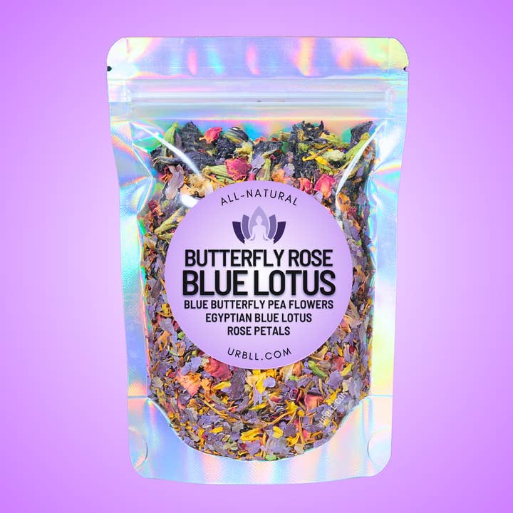 Fjäril Ros Blå Lotus för wholesale av Urbll