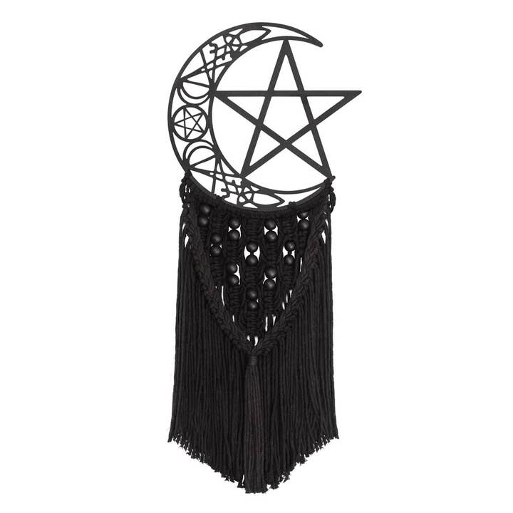 Moon Hex (Macramé Wall Hanging) for wholesale by Alchemy England (Euro)
