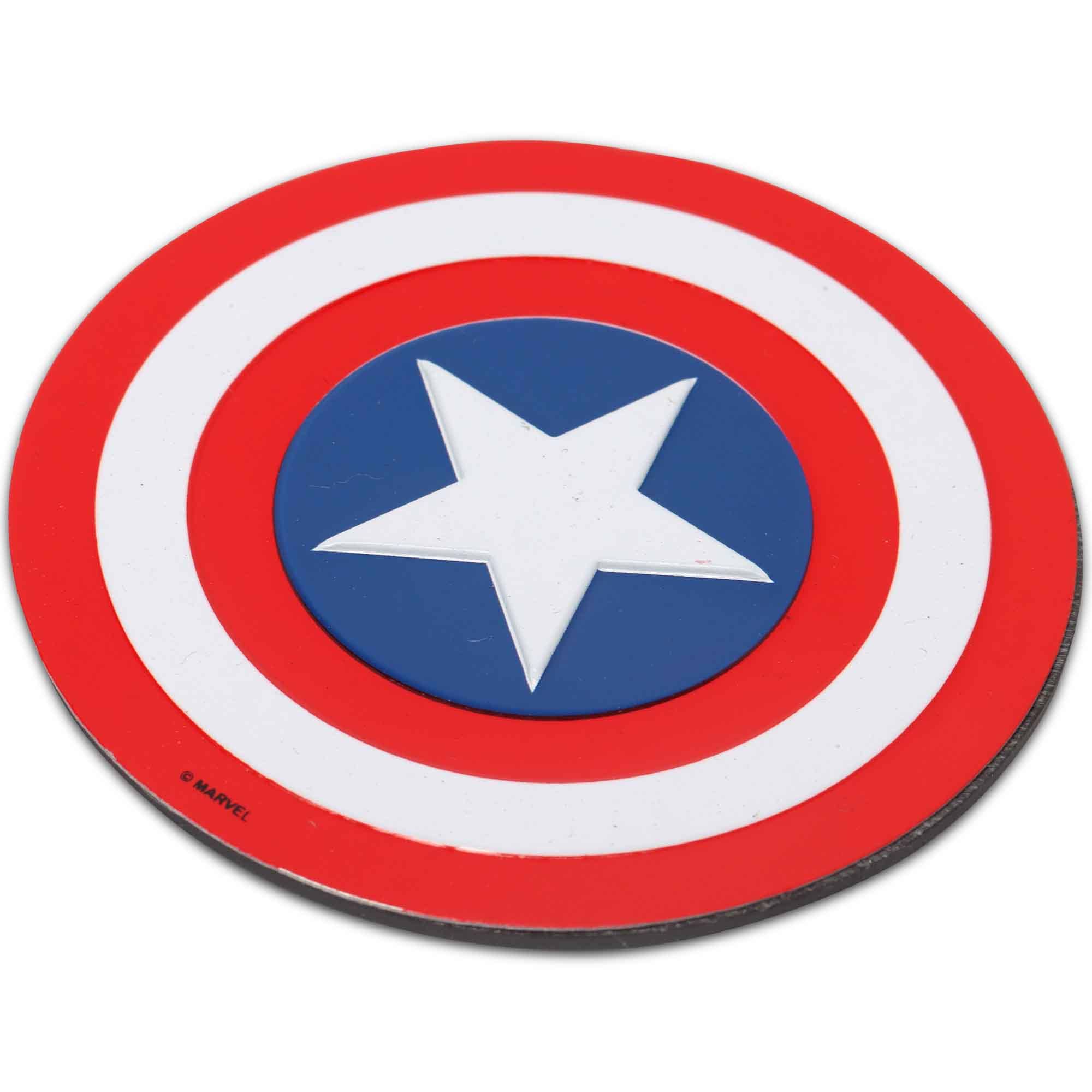 Open Road Brands, LLC - Wholesale Magnet - Marvel Captain America Shield Embossed Metal Magnet1