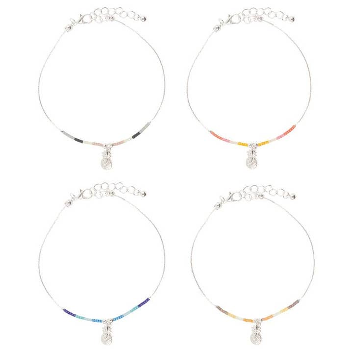 Cadeia AK/Pão Japonês-Abacaxi - 12 por atacado de World End Imports Jewelry & Gifts