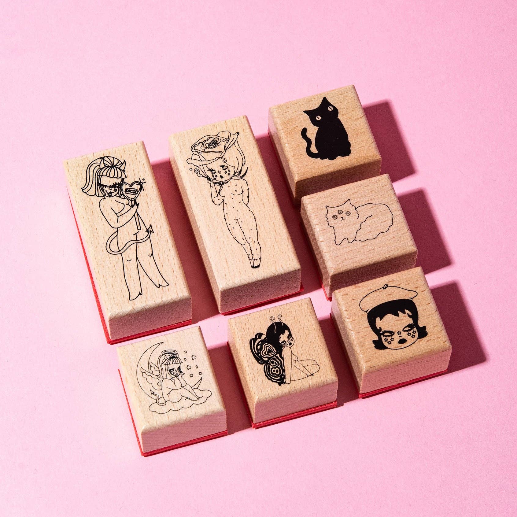 Valfre – wholesale Rubber/decorative stamp – Valfre Stamp Set of 74