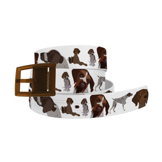 German Shorthaired Pointer Belt with Brown Buckle Combo for wholesale by C4 Belts & Accessories