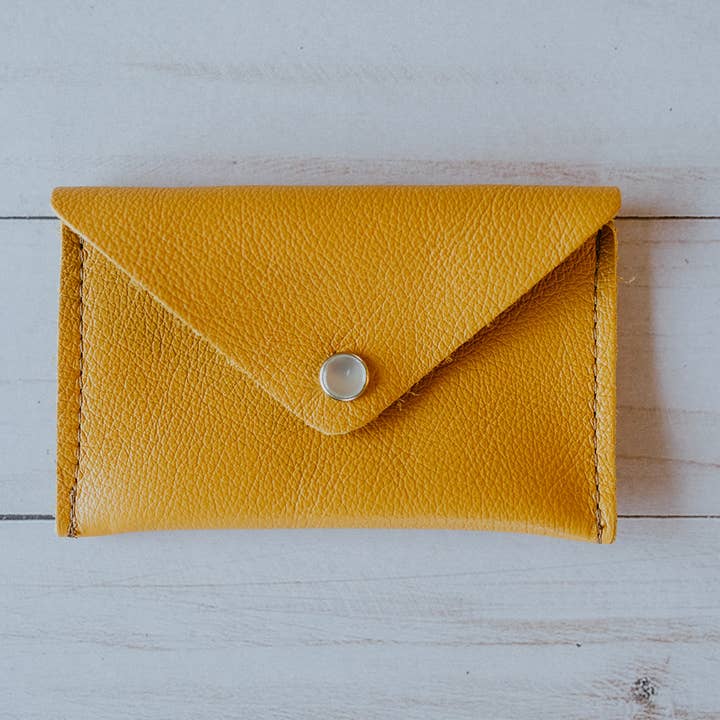 Crystalyn Kae Accessories - Wholesale Card Holder - Women's - CARD CASE WALLET - UPCYCLED LEATHER