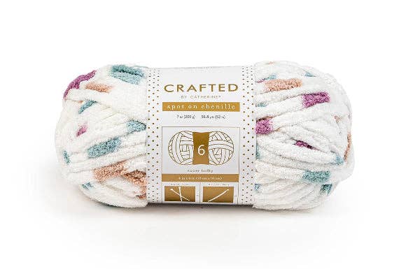 Crafted by Catherine - Wholesale Yarn - Spot On Chenille Yarn|7oz/200g|Super Bulky #6|Pack of 48