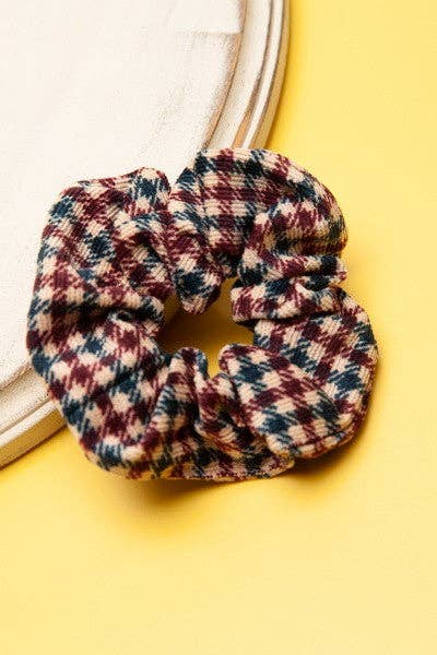 JOSSLYN by wall to wall - Wholesale Scrunchie - Women's - SOFTEST PATTERN FLOWER DESIGN SCRUNCHES | 40S7027