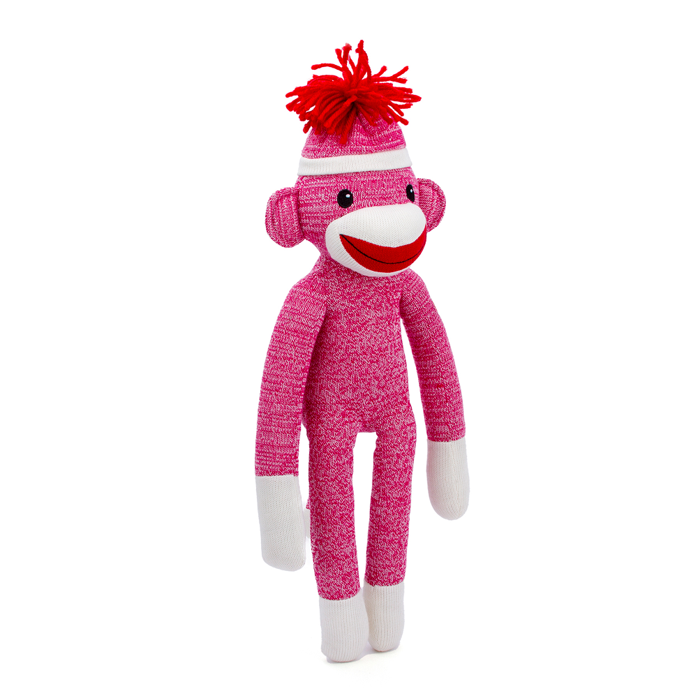 Plushland - Wholesale Stuffed/Plush Toy - Kids & Baby - 20″ Valentine Sock Monkey | Valentine Plush Monkey Gift18