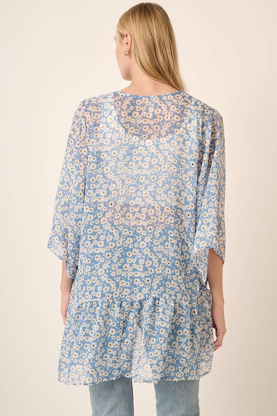 mittoshop – wholesale Kimono - Dam – BLOMMÖNSTER YORYU CHIFFONG DUSTER9