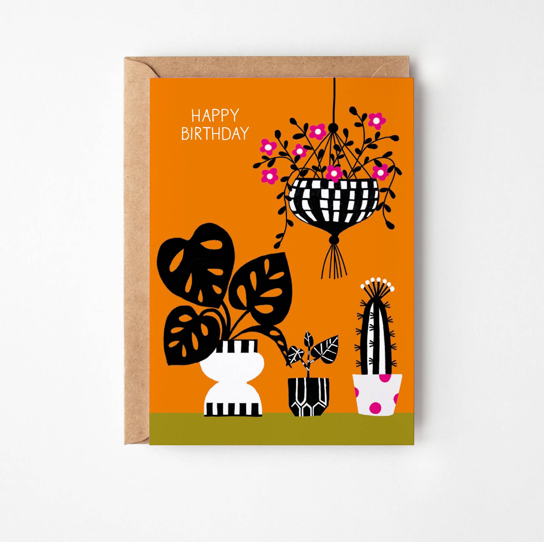 Happy Street - Wholesale Birthday Card - Plants Birthday Card