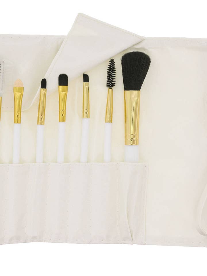 Set di pennelli da trucco con borsa da viaggio per la vendita all'ingrosso da parte di Teresa Collins Studio