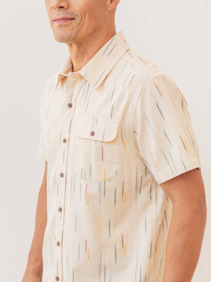 Marten Shirt / Lantern Ikat for wholesale on Faire