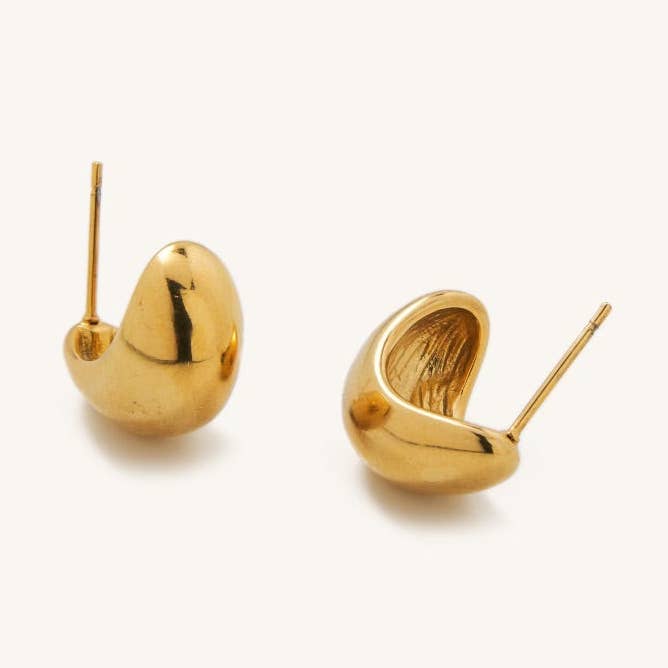 Dikke traanvormige hoepels voor wholesale door Nikki Smith Designs