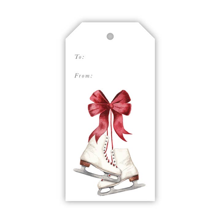 Vintage Ice Skates Gift Tags for wholesale by Paper Betty
