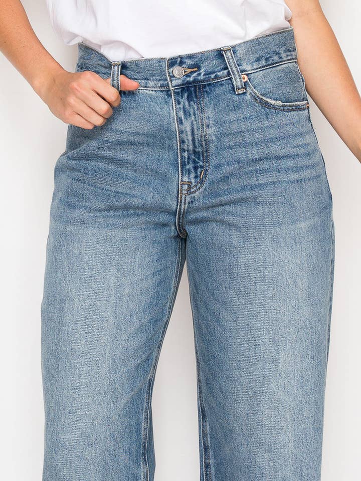 ARTEMIS VINTAGE - Wholesale Jeans - Women's - DAT1001BGM - Unisex Tapered Baggy Jeans