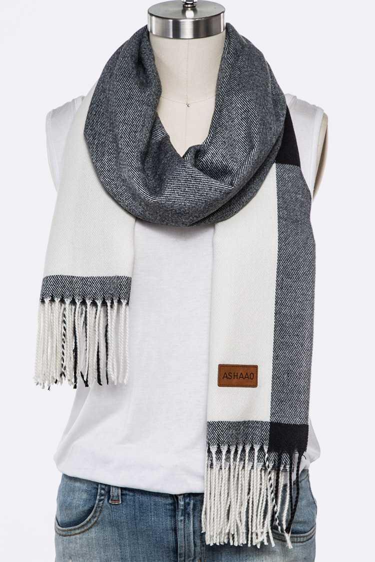 Artini Accessories - Wholesale Scarf - Women's - Super Soft Large Cashmere Blend Scarf13