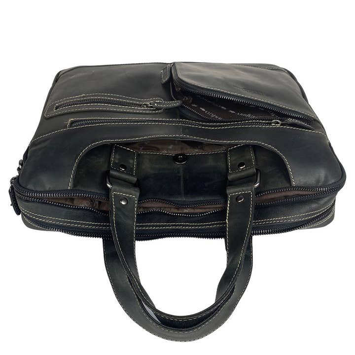 Arrigo – Großhandel Laptoptasche – Unisex – Arrigo Buffalo-Leder Aktentasche für Laptop 15,6 Zoll – 3 Farben18