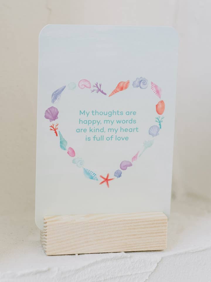 Timber Card Holder for wholesale by Little Wise One