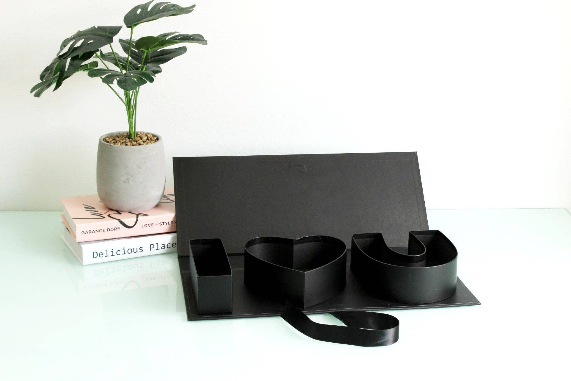 Elegant Design Supply - Vente Coffrets cadeaux - Boîte en forme de cœur à remplir "Je t'aime" avec ruban0