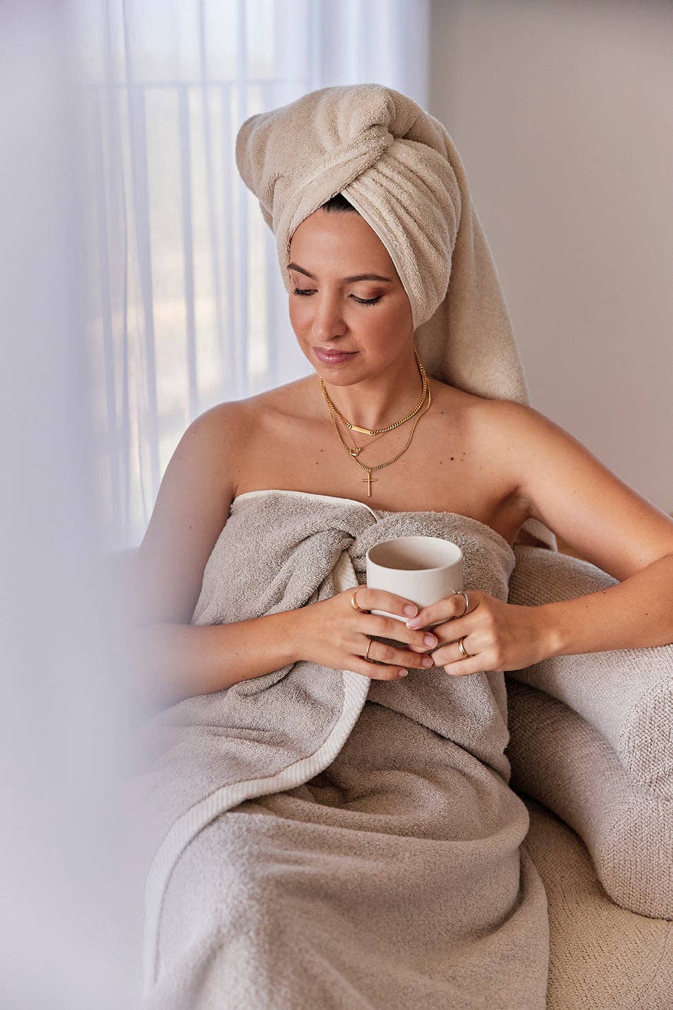 Torres Novas - Wholesale Bath Towel - Toalhas de Banho de Algodão Reciclado e Orgânico Cinza4