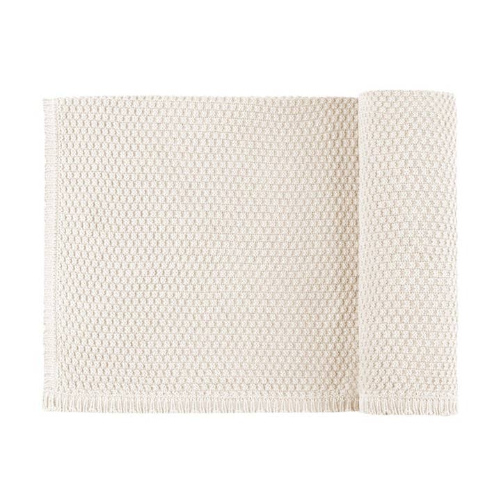 Manta de Punto Moss - Marfil para venta al por mayor de Ely’s & Co.