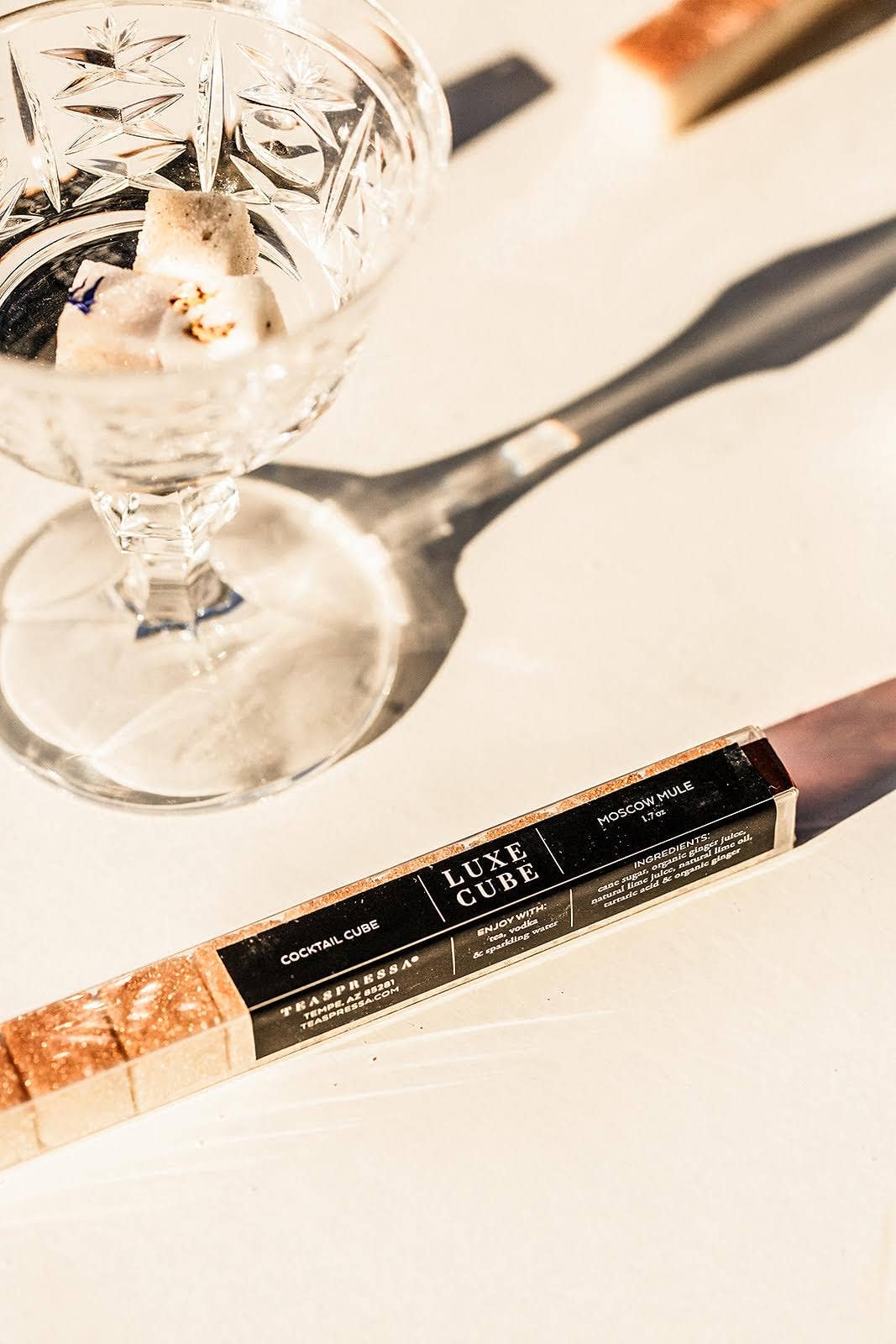 TEASPRESSA | LUXE Mixer Cube - Wholesale Drink Mix - MOSCOW MULE | LUXE Mixology Cube Stick5