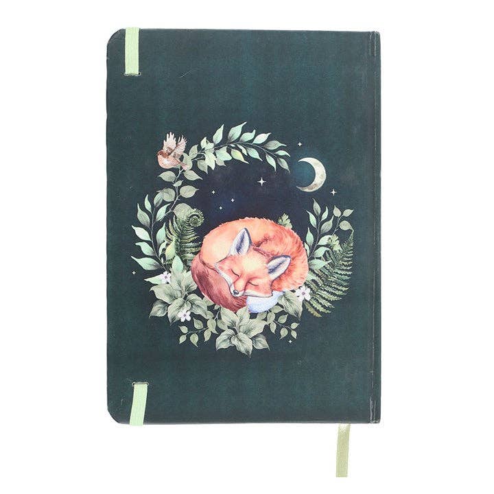 Something Different Wholesale - Wholesale Notebook - Green Sleeping Fox A5 Notebook2