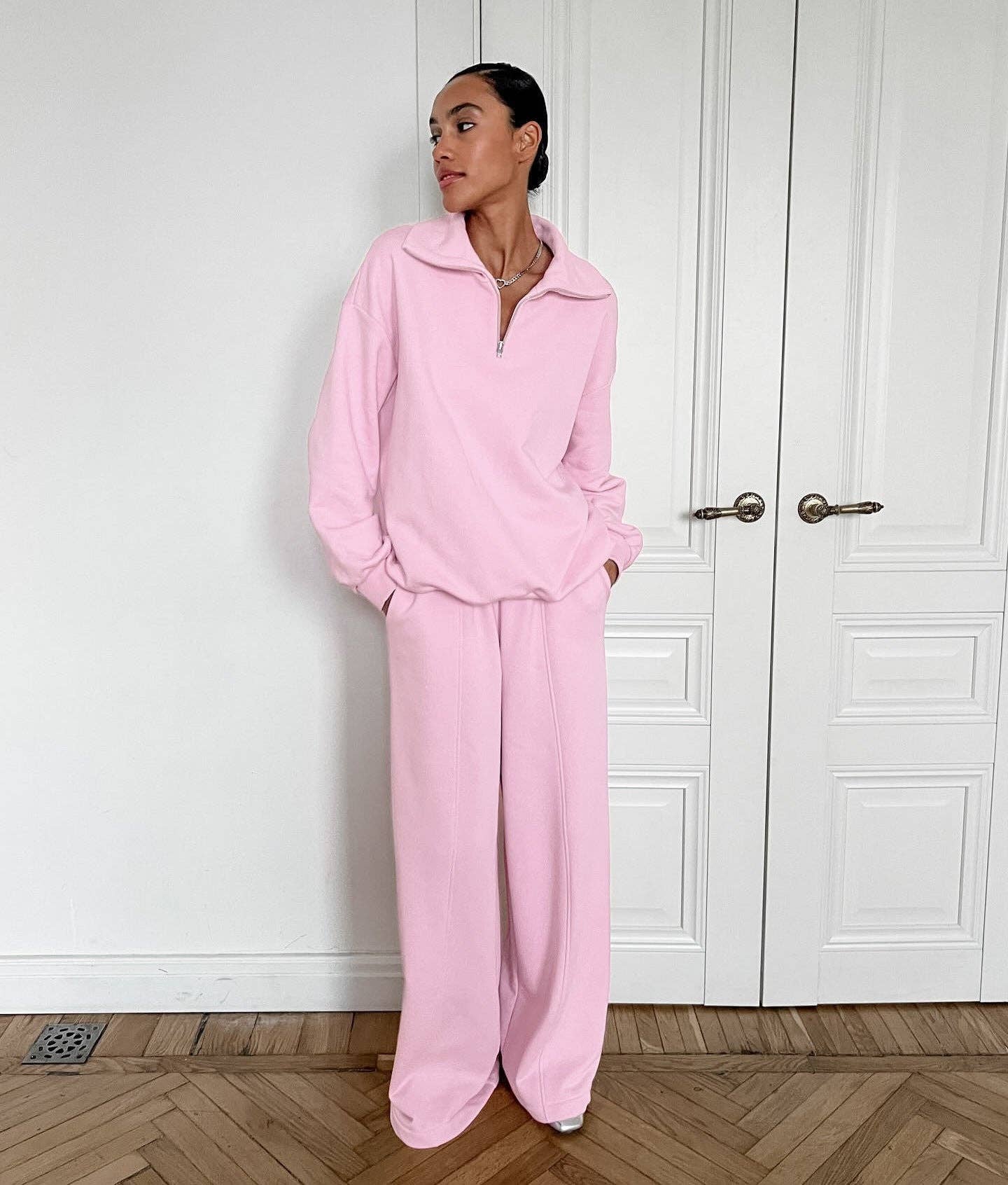 Marayn – wholesale Lounge set – Women's – European Autumn HighWaist Sweatshirt  Pants Set3