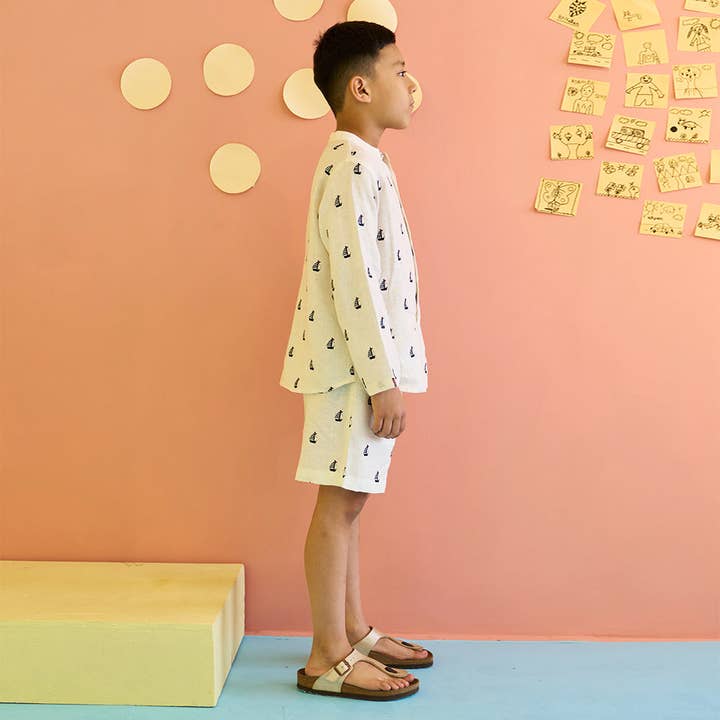 Camisa bordada Tyler para venta al por mayor de Tierra