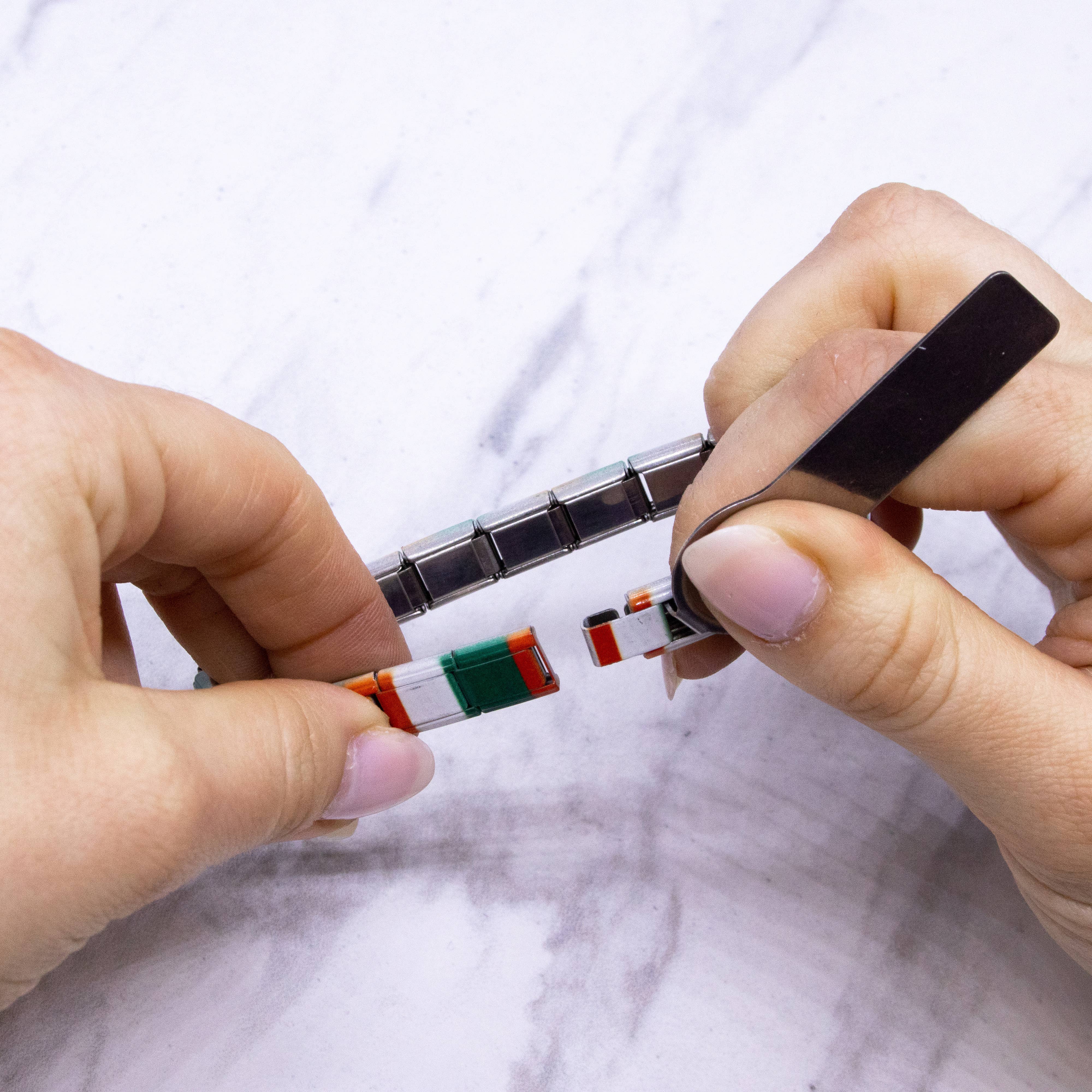 Natalia - Wholesale Charm/Dangle Bracelet - Italian Charm Bracelet Flags - Link Jewelry9