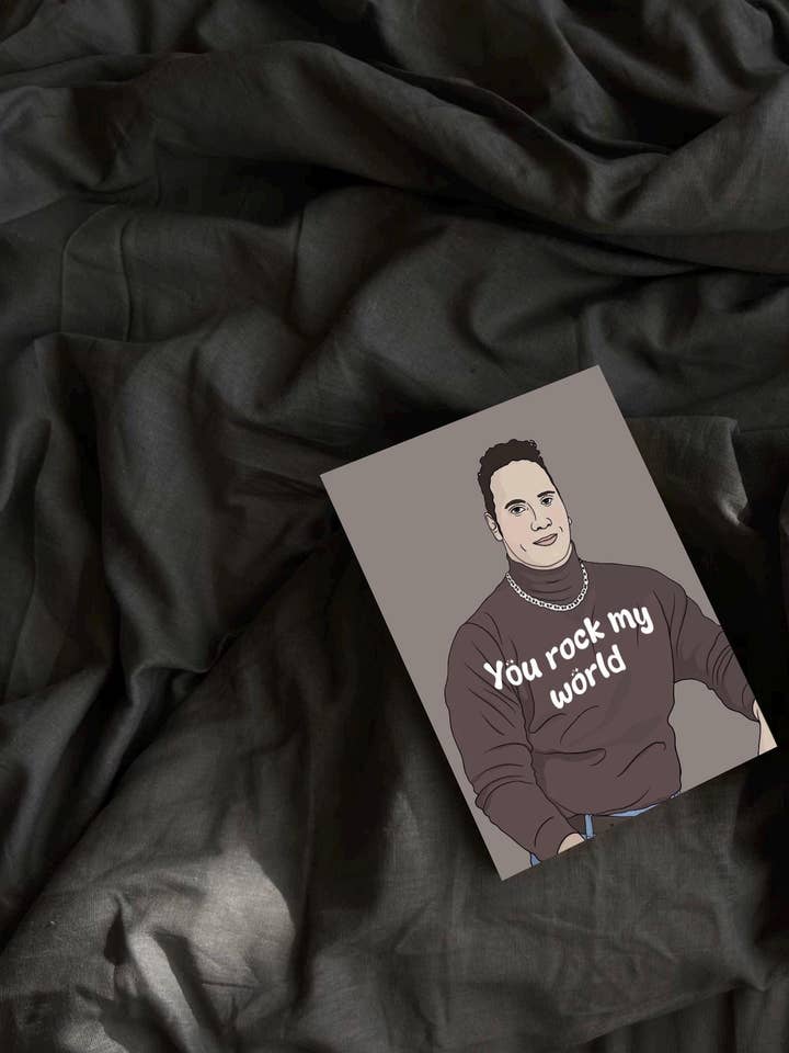 You Rock My World Card for wholesale by Sundae Cards