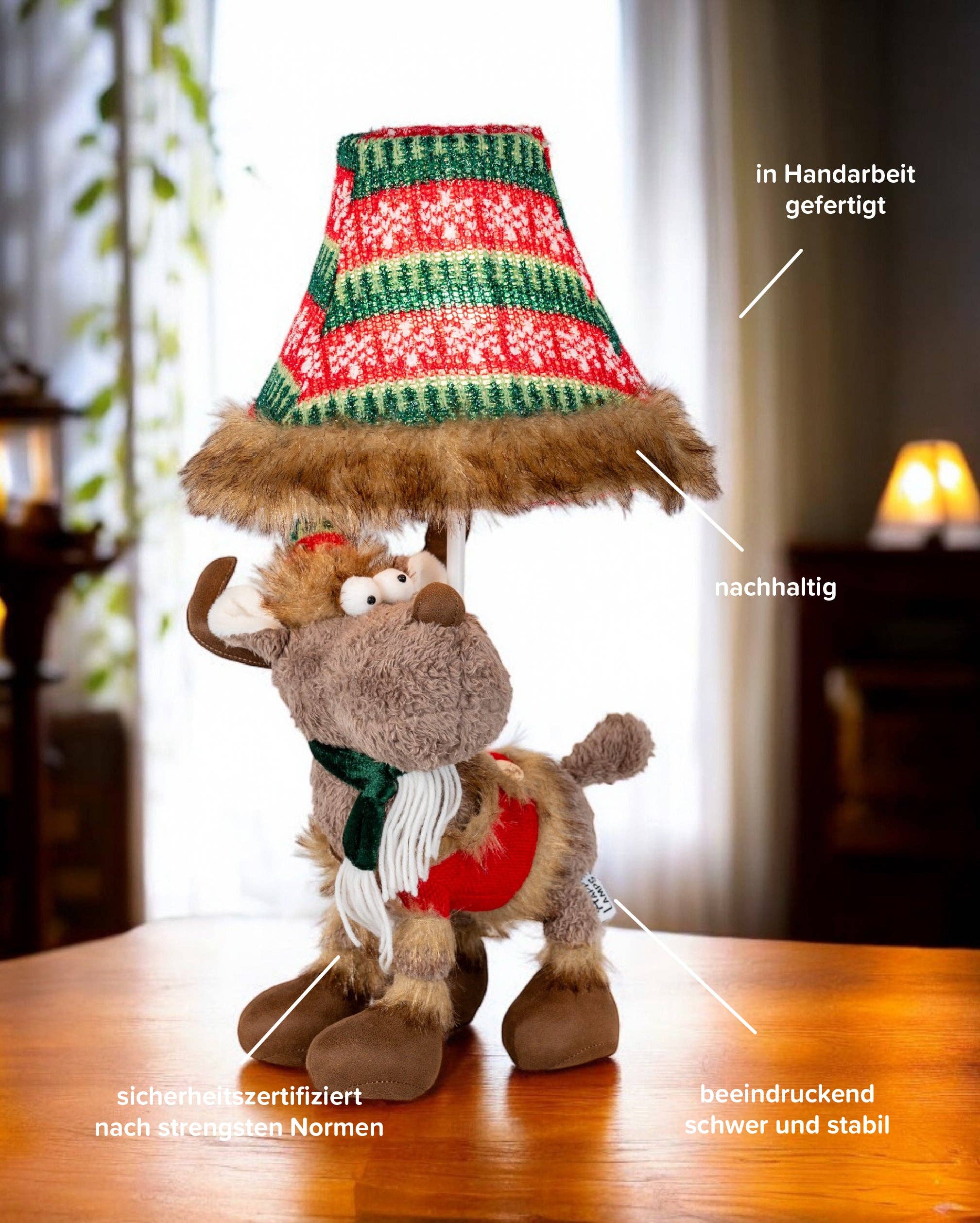 Happy Lamps - Wholesale Figurine Lamp - Rudi, the funny reindeer1