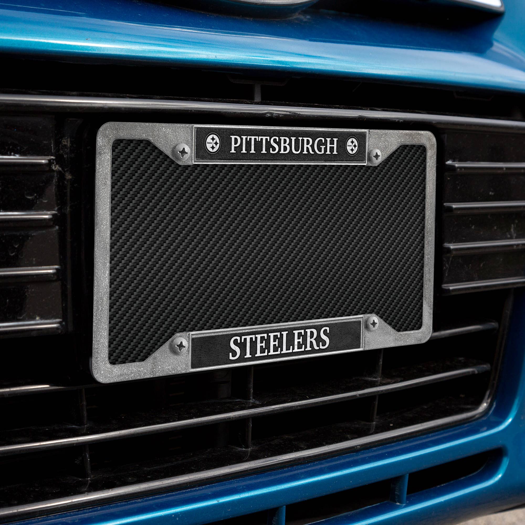 Rico Industries - Wholesale Car Decorative Charm - Unisex - NFL  Pittsburgh Steelers  Pewter License Plate Frame2