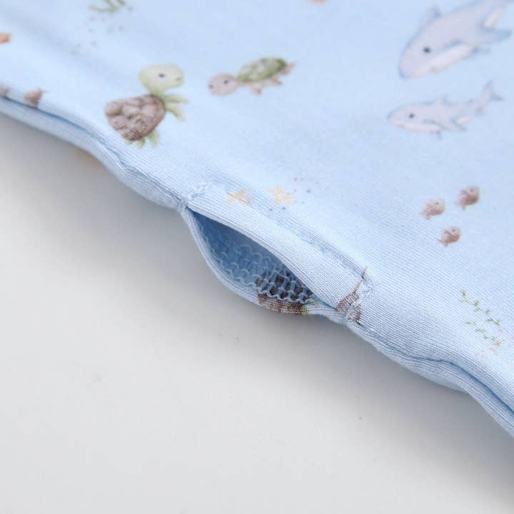 Luxie Charm - Wholesale Jumpsuit - Baby - Sea of Love Zippered Baby Romper7