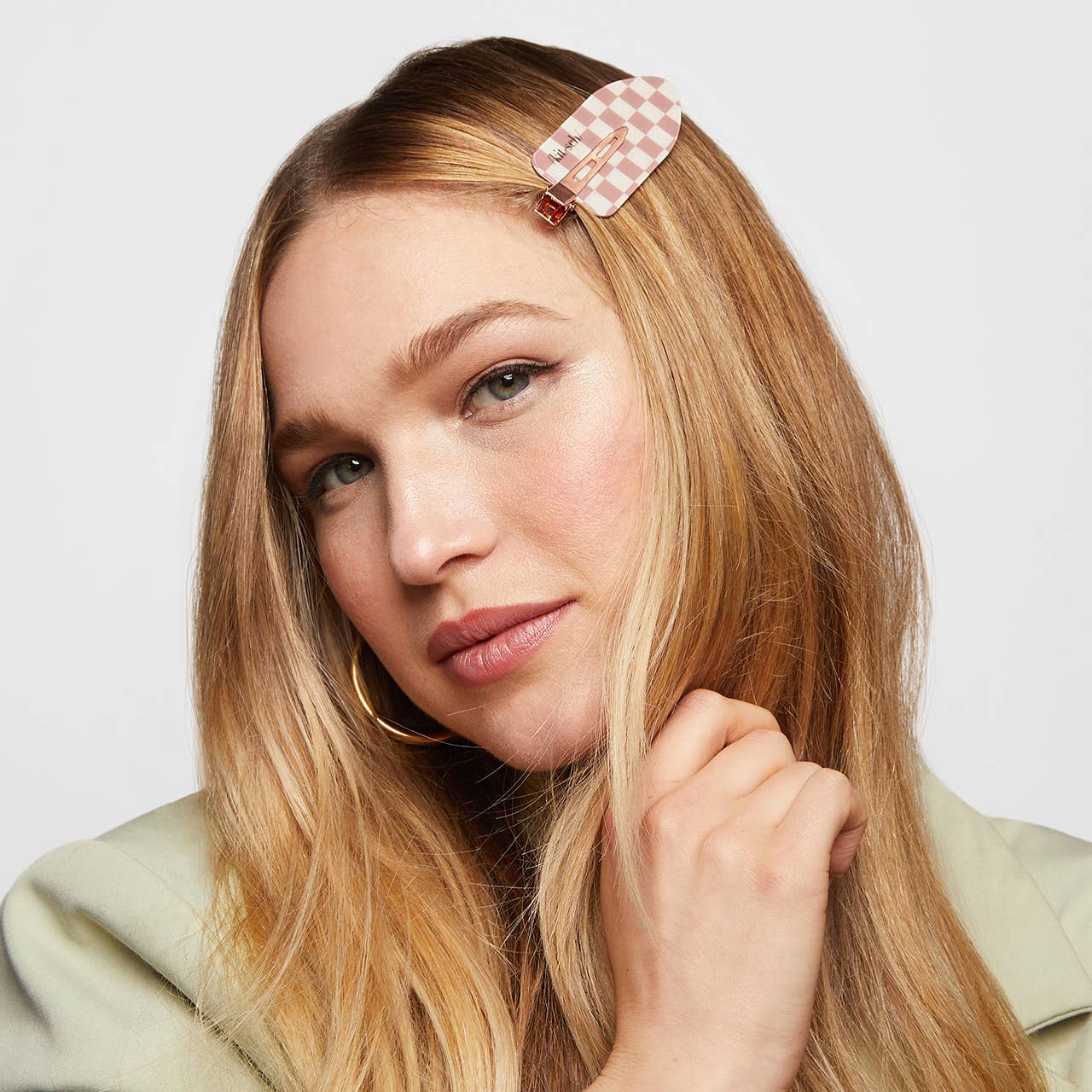 KITSCH - Wholesale Hair Clip - Women's - Recycled Plastic XL Creaseless Clips 2pc Set -Terracotta7