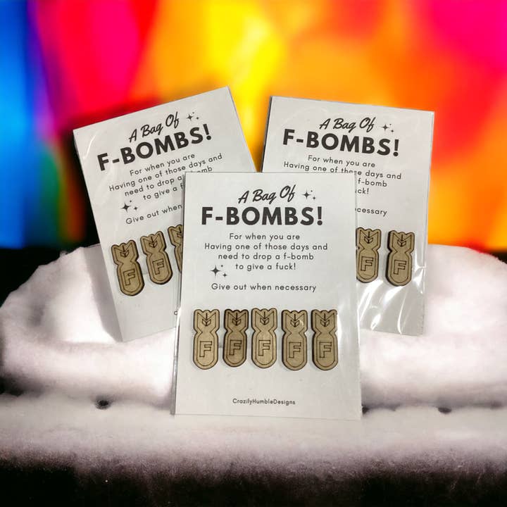 Crazilyhumbledesigns - Wholesale Gag Gift/Novelty Gift - F-bombs, funny Gag Gift, great for stocking stuffers, Adult