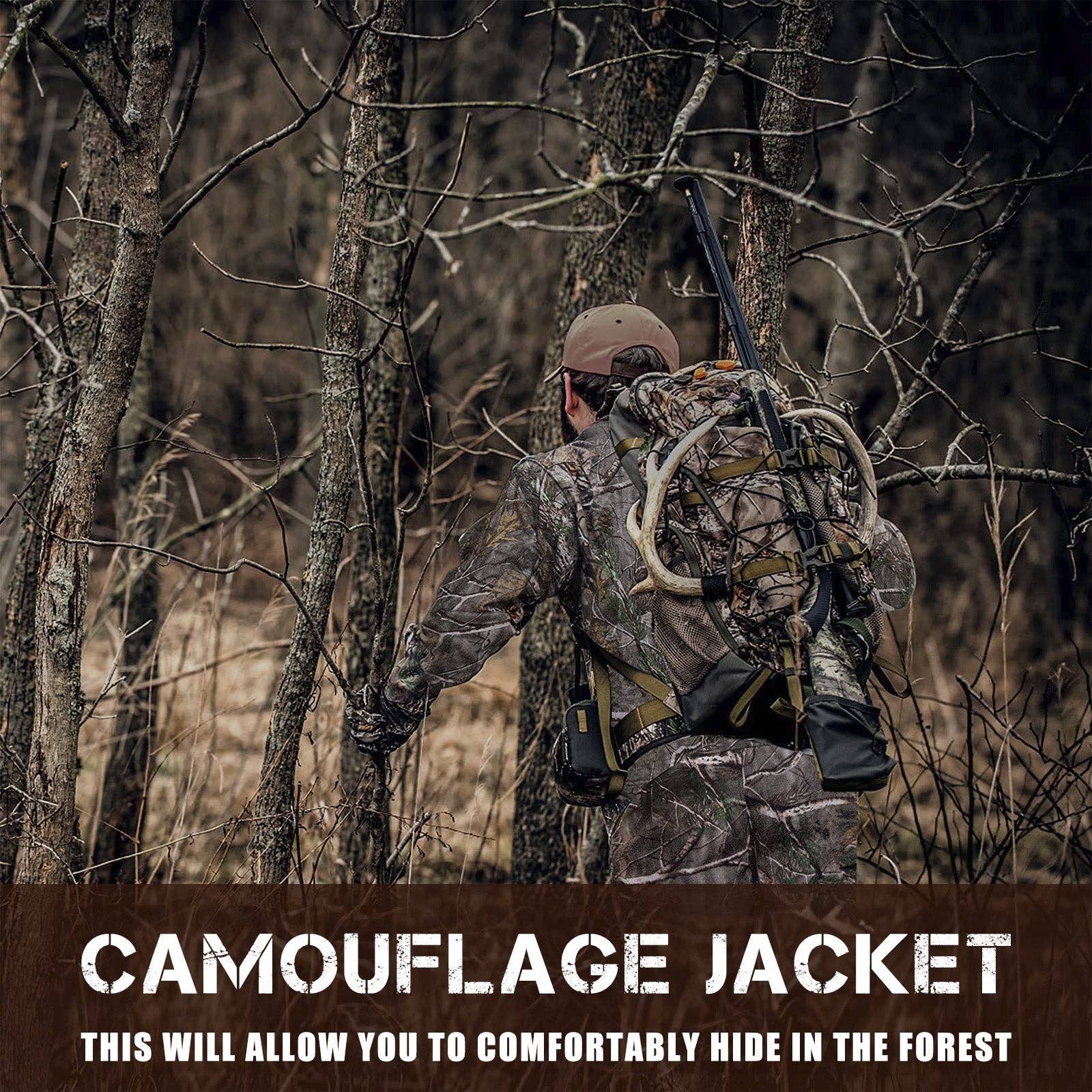 Antarctica Outdoors - Wholesale Top & Pant Set (NOT Loungewear) - Men's - Quiet Hunting Clothes Suit Clothing Gear Camouflage Hoodie Jacket Pants16