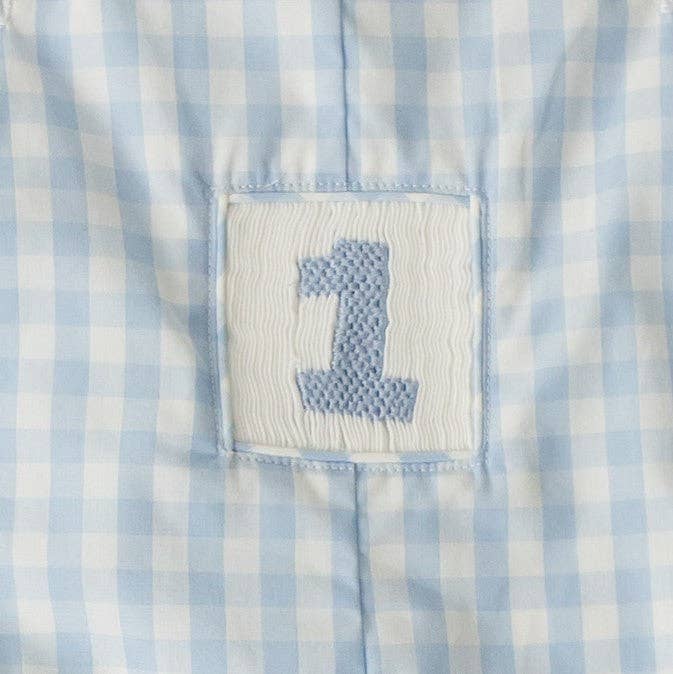 Seven Lantern Lane - Wholesale Jumpsuit - Baby - Boys Smocked First Birthday Jon Jon5