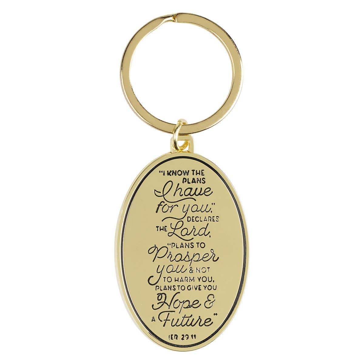 Christian Art Gifts - Wholesale Keychain - Unisex - Keychain Hope & a Future Jer. 29:111