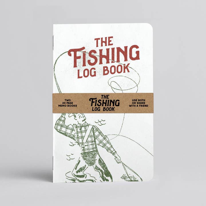 Justin Ryan Books - Wholesale Notebook - Fishing Log Book - Two 20-page books - Record best catches