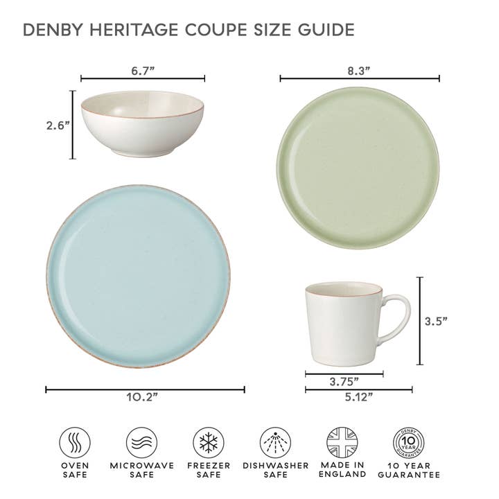 Denby - Wholesale Dinner Plate - Heritage Orchard Coupe Dinner Plate