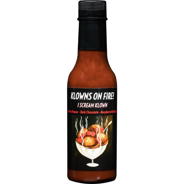 Klowns On Fire Gourmet Sauces - Wholesale Hot Sauce - I Scream Klown Hot Sauce