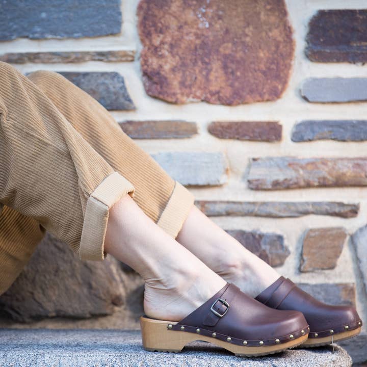 Love of Clogs - Wholesale Clogs - Women's - Lene Clogs | Swedish Clog Design | Brown