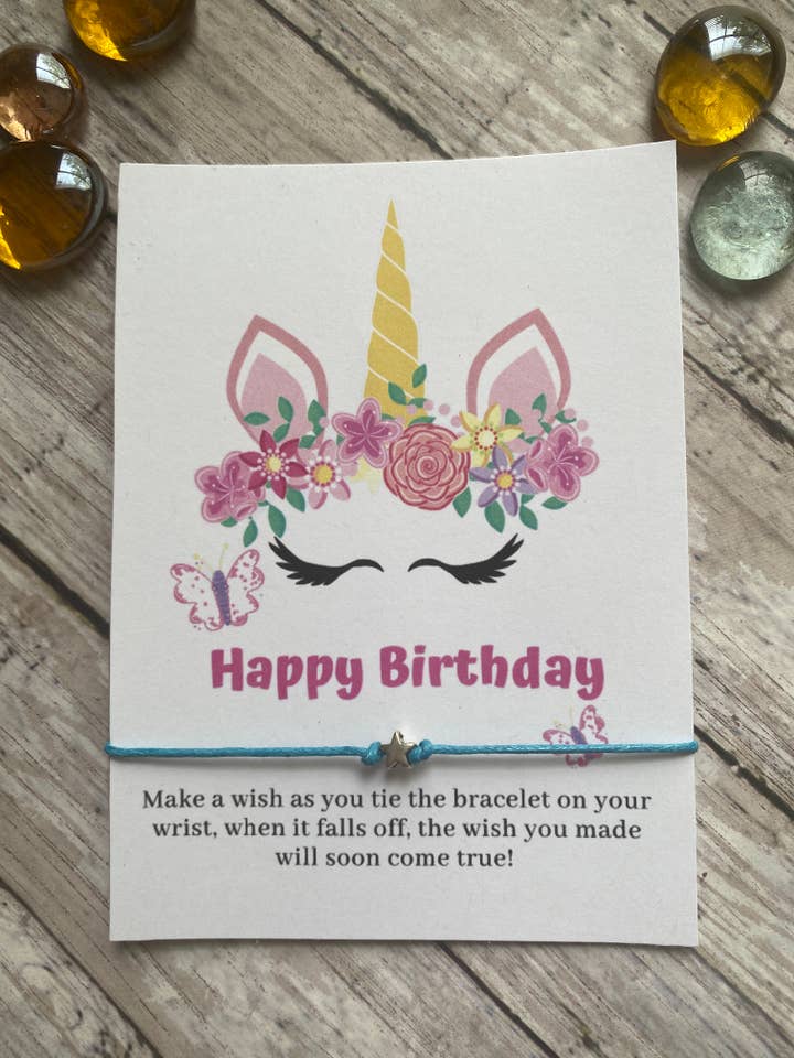 birthday wish bracelet for wholesale by Lillydesigncrafts