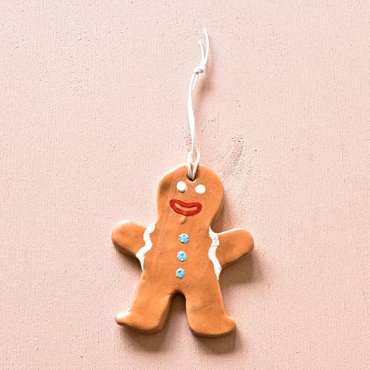 Porcelænsjuleophæng - peberkagefigur for engroshandel hos Desired-Design