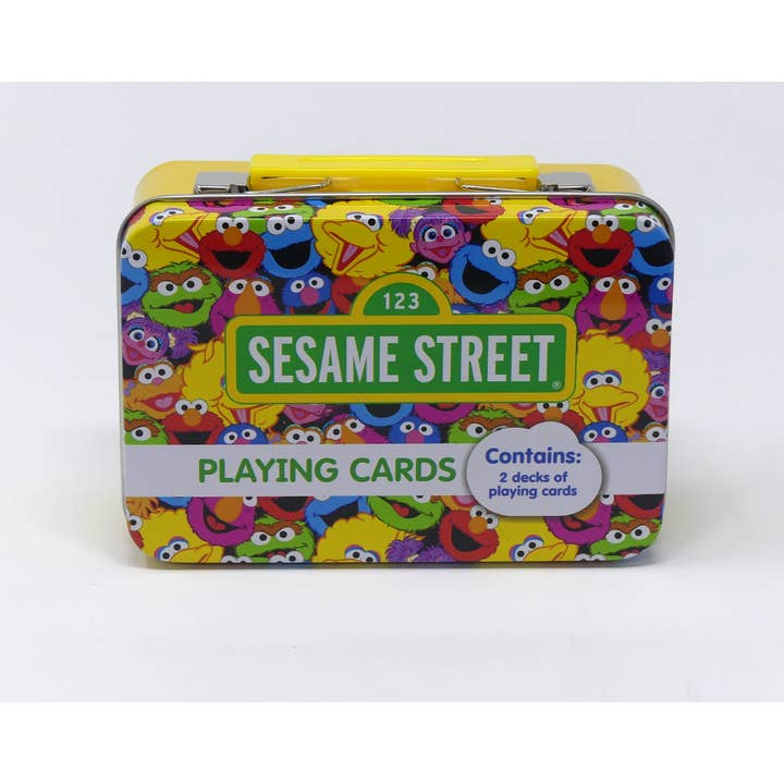 Best Value Products - Wholesale Playing Cards - Sesame Street Tin with 2 decks of playing cards1