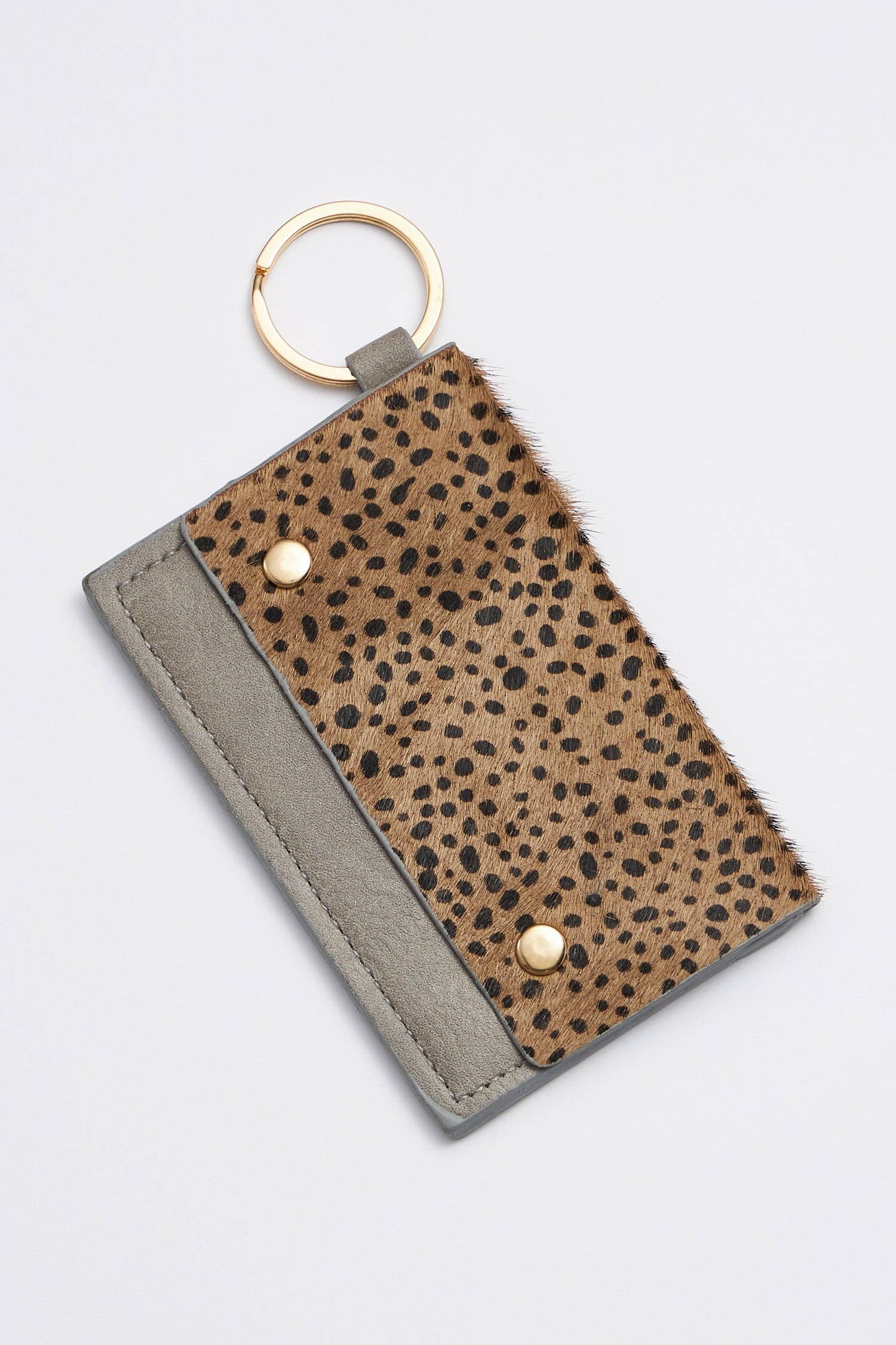 Frem - Wholesale Keychain - Women's - Chic Animal Print Card Holder Keychains2