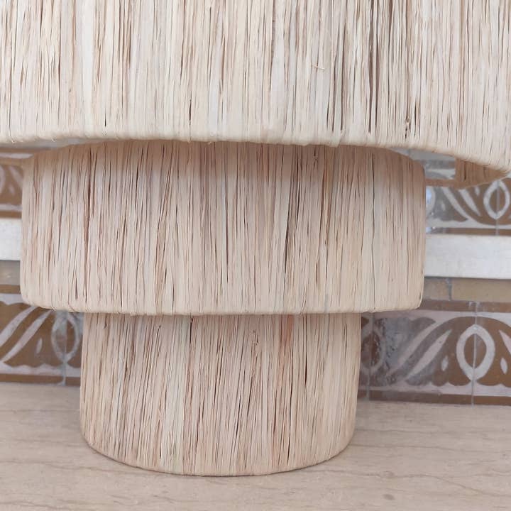 martitec - Venta al por mayor Lámparas de pared - Candelabros de rafia tejidos a mano, candelabro de rafia, lámparas marroquíes
